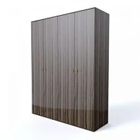 Шкаф 4-х дверный Римини (Орех империя/Золото) РМШ2/4