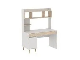 Стол письменный с надстройкой, Аврора, Дуб Мария/Кашемир