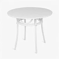 Стол венский Вальс 900 (белая эмаль)