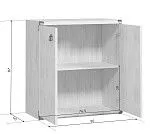 Тумба Индиана JKOM2D сосна каньон | изображение 3