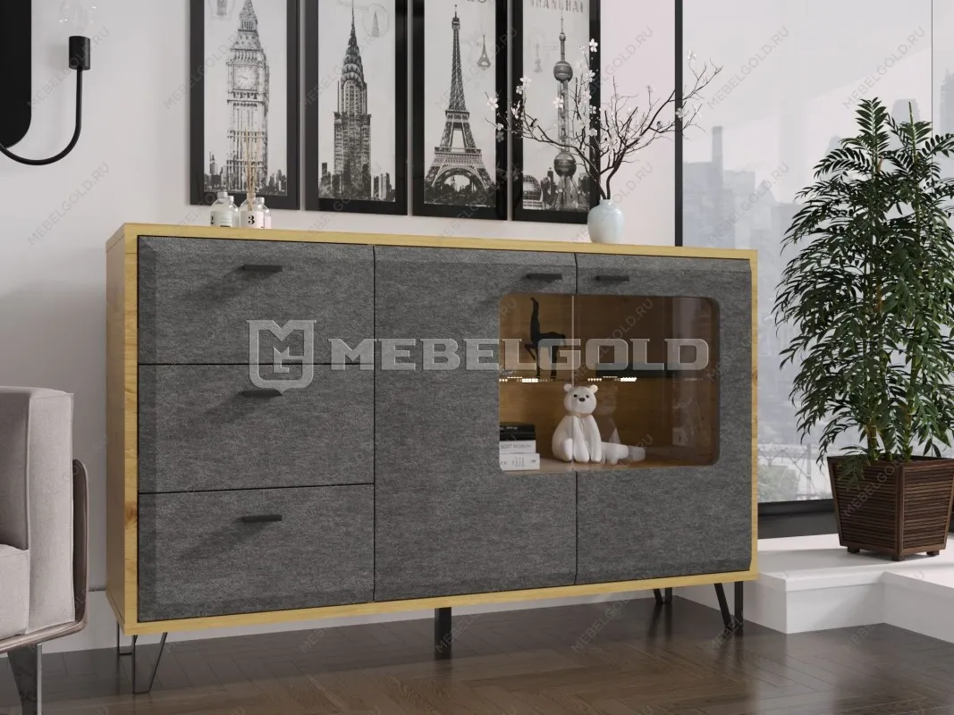 Тумба Грейс KOM2W3S | изображение 2