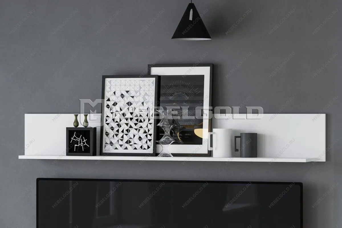 Полка Ева (Хельга) POL160 белый | изображение 2