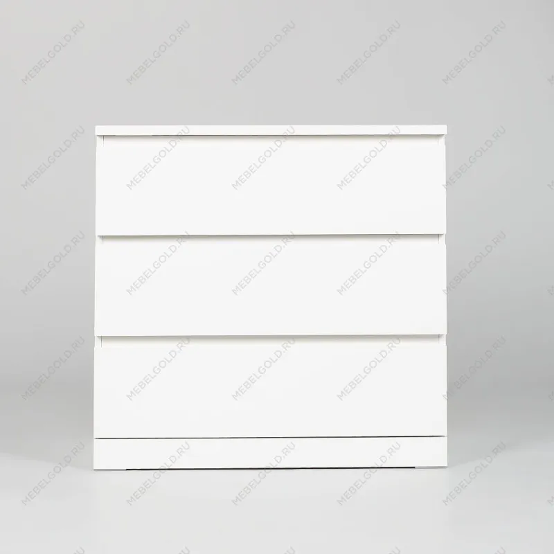 Комод Варма, 3 ящика, 80х78х40 см, эмаль белая | изображение 8