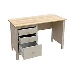 Стол письменный Сага, 120х56, кашемир/ясень | изображение 1