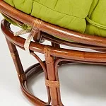 Кресло Papasan с подушкой Орех, флок | изображение 6
