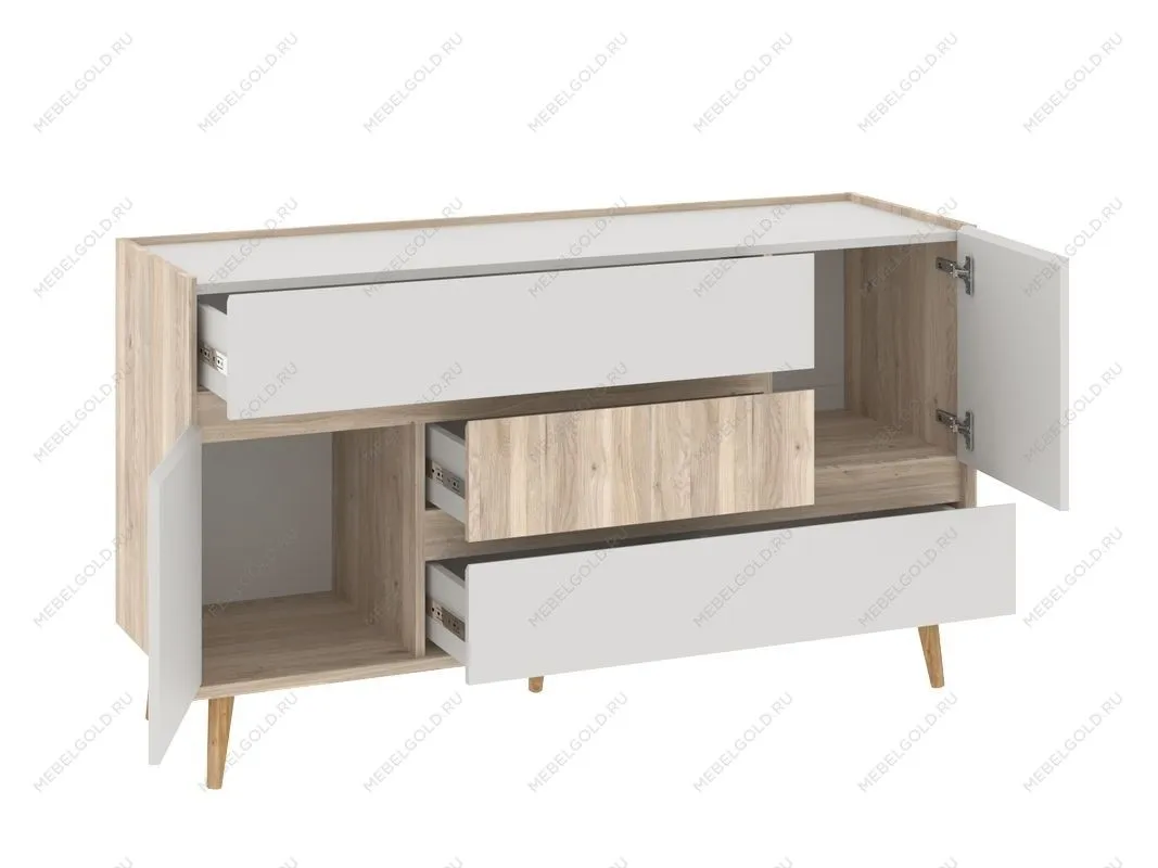 Комод, Аврора (1400*453*809) Дуб Мария/Кашемир, 12704 | изображение 1