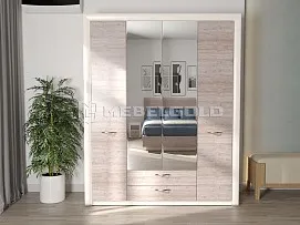 Шкаф 4-створчатый Оливия 4D2S