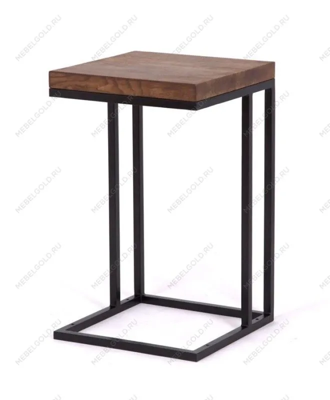 Стол кофейный Энди Loft (Дуб/каркас чёрный) | изображение 6