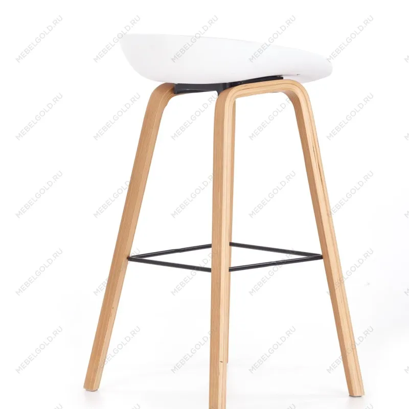 Барный стул Halmar H-86 (белый/серый) | изображение 1