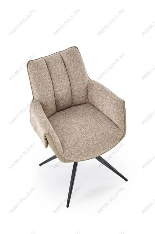 Стул кухонный Halmar K579 поворотный (коричневый/черный) | изображение 6