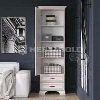 м. Марьина Роща - Шкаф 1-створчатый Тиффани 1D2S вудлайн кремовый