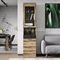 Балашиха - Шкаф с витриной Джаггер 1V1D1SN