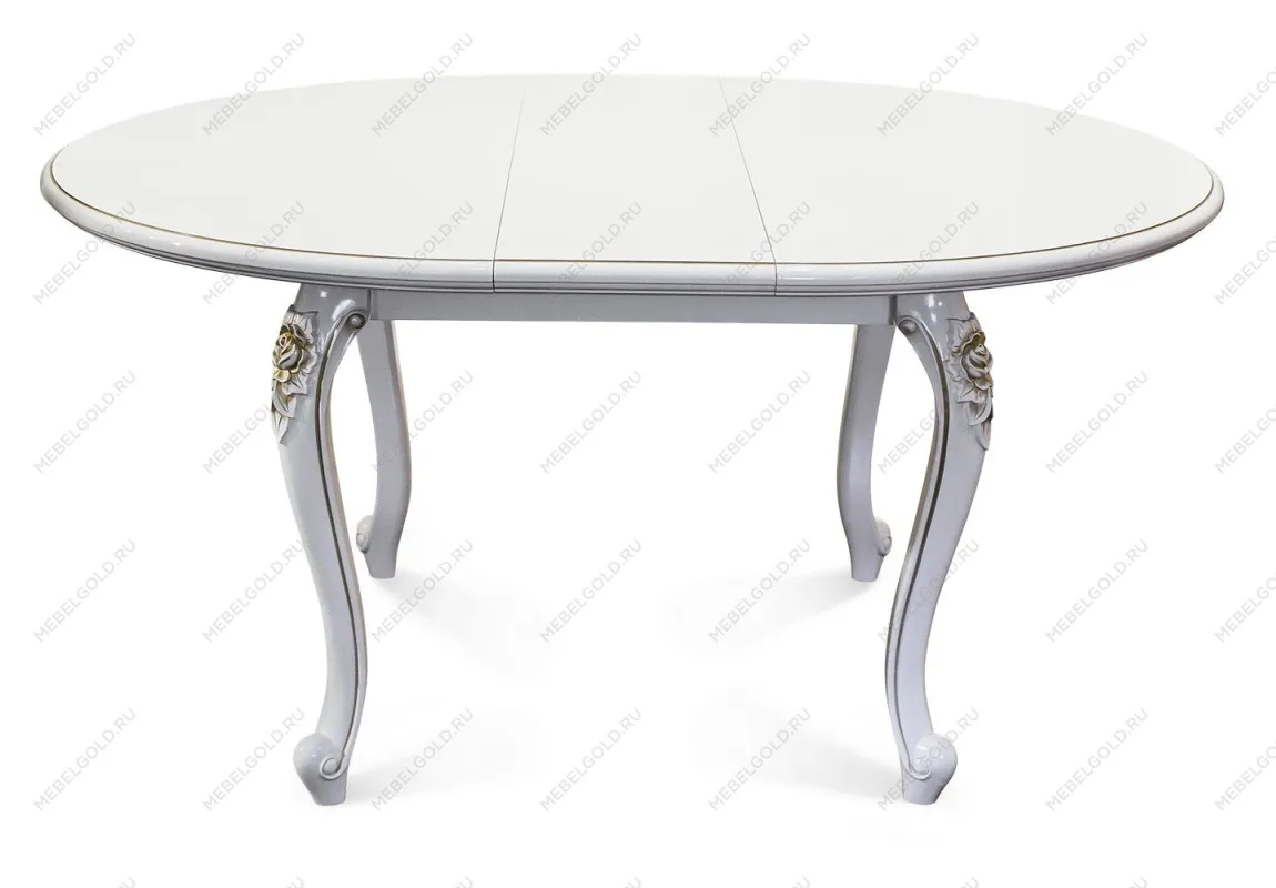 Стол Натали круглый белый глянец - Выставка Балашиха | изображение 3