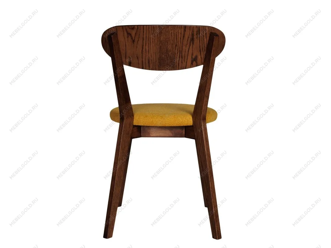 Стул RONDO мягкая спинка (Кофе глейс - 49 Букле Желтый) | изображение 1