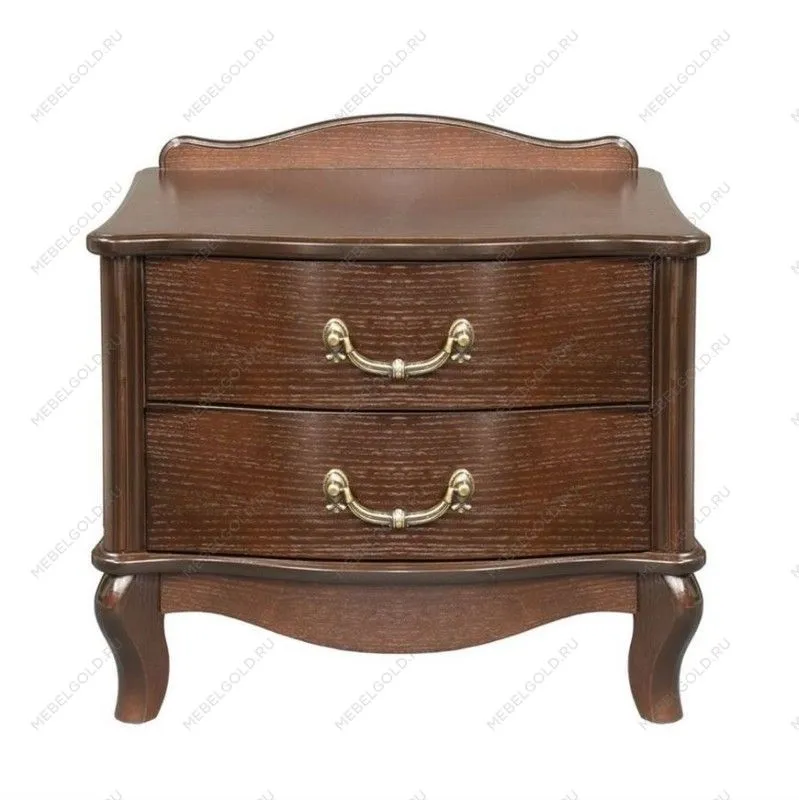 Тумбочка прикроватная Джульетта 2 ящ. (орех) | изображение 1