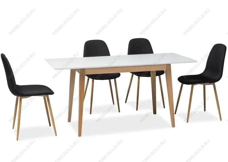 Стул кухонный Signal FOX (бежевый/дуб) | изображение 2