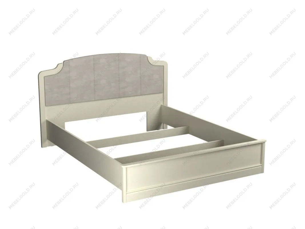 Кровать (каркас) Люкс 1600, Сиена (1794*2110*1090) Береза бежевая, 12346 | изображение 1