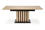 Стол обеденный Halmar LAMELLO 160 раскладной (дуб артизан/черный) | изображение 3
