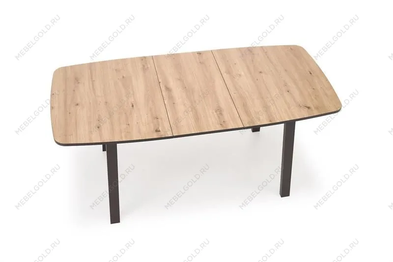 Стол обеденный Halmar BARRIL 130 (дуб артизан/черный) | изображение 5