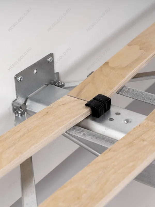 Кровать двуспальная Сага, 140х200 см, белая/ясень | изображение 5