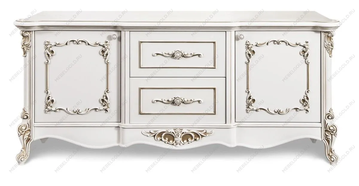 Тумба ТВ Флоренция белый глянец - Выставка м. Марьина роща | изображение 1