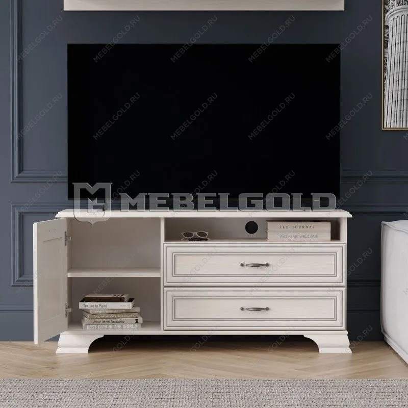 Тумба Тиффани RTV 1D2SN вудлайн кремовый | изображение 3