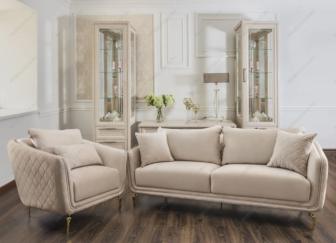 Диван Нонна 3х местный мокко | изображение 3