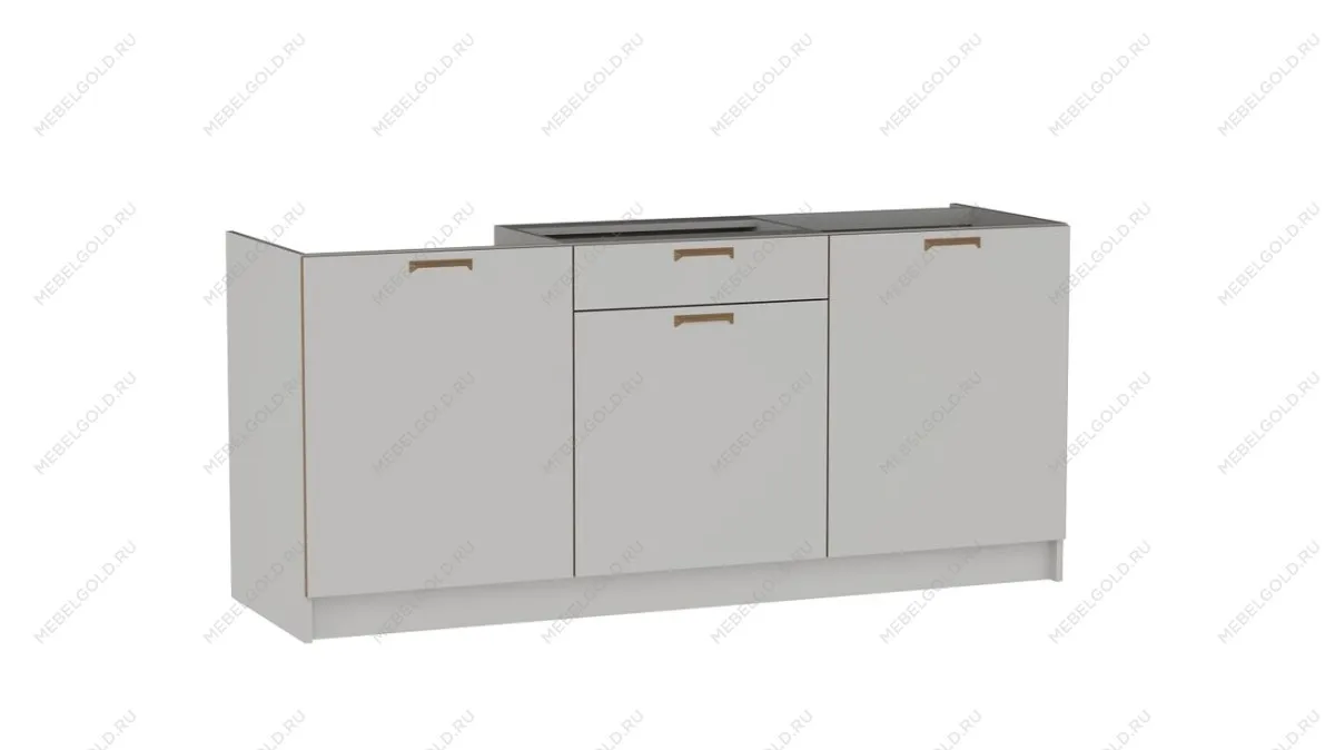 Стол С-180, Смарт (1800*566*820) Серый, 22603 | изображение 2