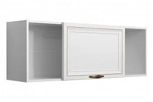 м. Марьина Роща - Полка навесная книжная Натали белый глянец