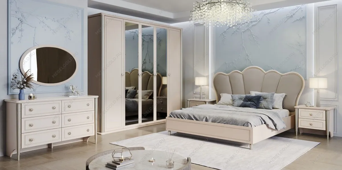 Кровать Диана 160х200 бежевый | изображение 4