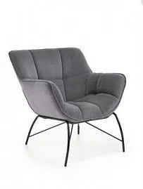 Кресло Halmar BELTON (серый)