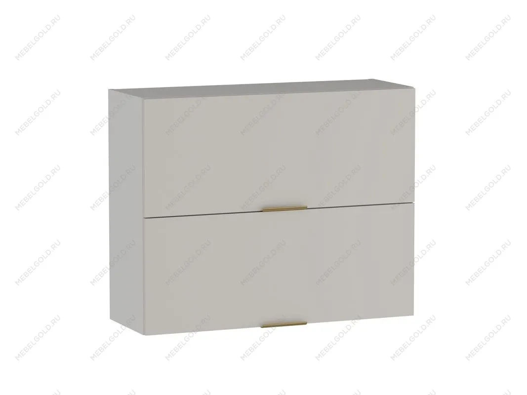 Шкаф ШГ-90Г, Монза (900*316*720) Экокожа Бежевый, 23158