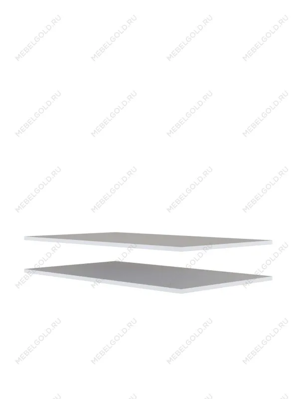 Комплект полок шкафа МОБИ (MOBI) POL/100/56 (2 шт.) к шкафу SZF/100, белый