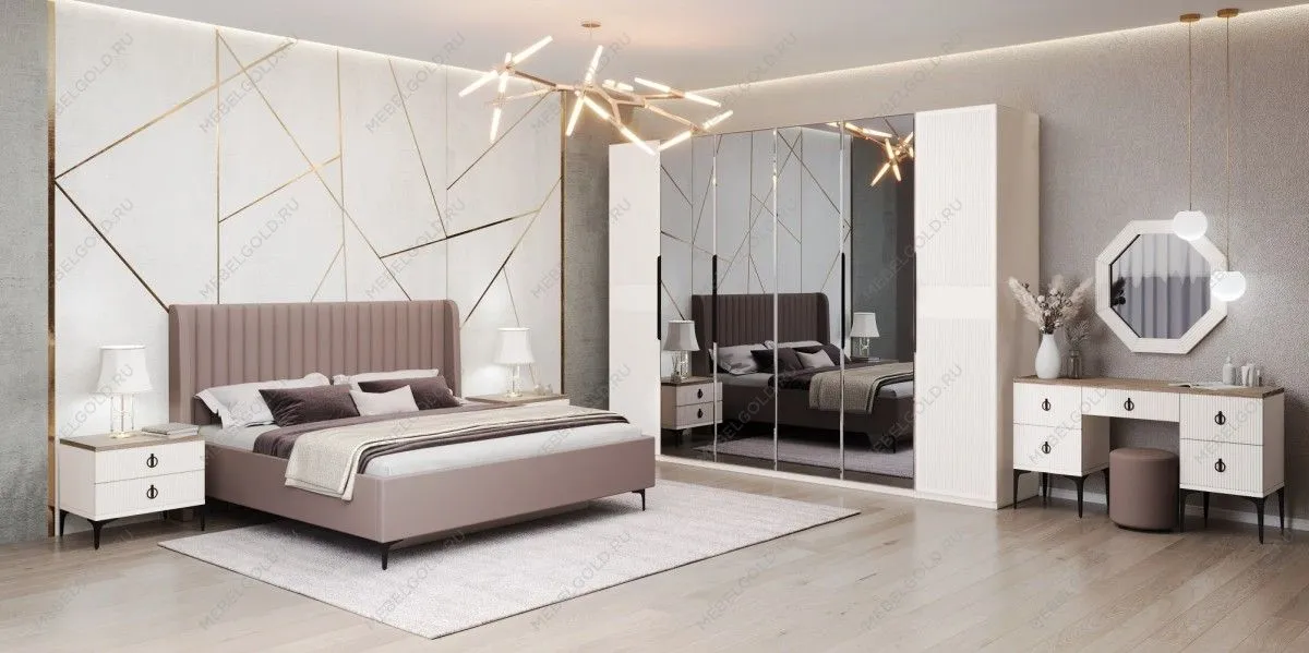 Шкаф Стелла 4-дверный белый | изображение 3