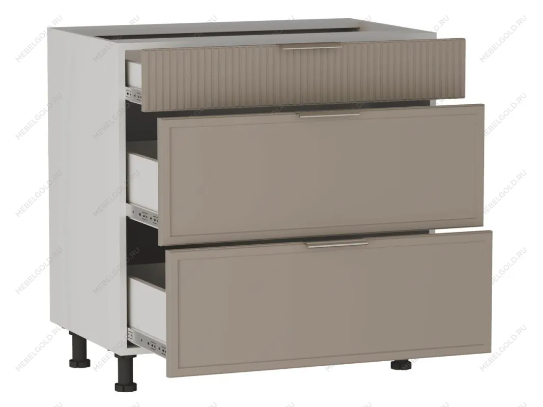 Стол с ящиками СЯ-80 (140/284), Берта (800*528*820) Мокко, 25125 | изображение 1