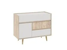 Комод малый, Аврора (1019*453*805) Дуб Мария/Кашемир, 12705