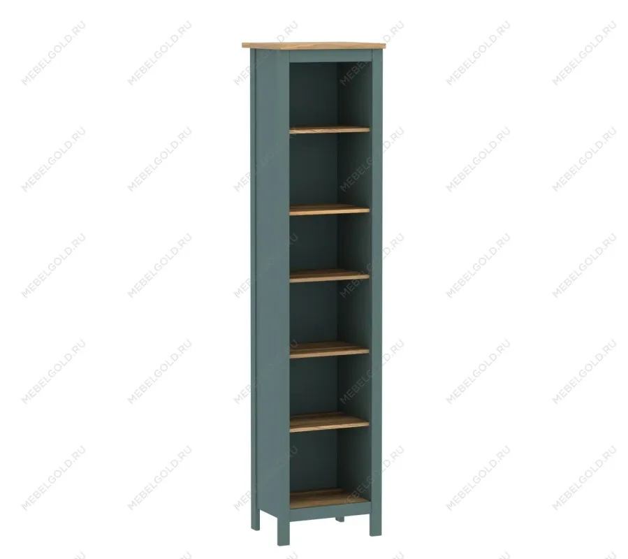 САГА стеллаж 50 темно-бирюзовый/ясень - Выставка м. Марьина роща | изображение 2