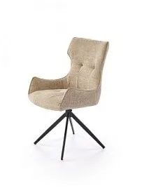 Стул кухонный Halmar K573 поворотный (бежевый/черный)