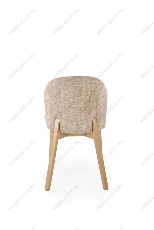 Стул кухонный Halmar BASSO (бежевый/дуб натуральный) | изображение 2