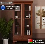 Шкаф с витриной Кентаки REG2W1S каштан | изображение 1