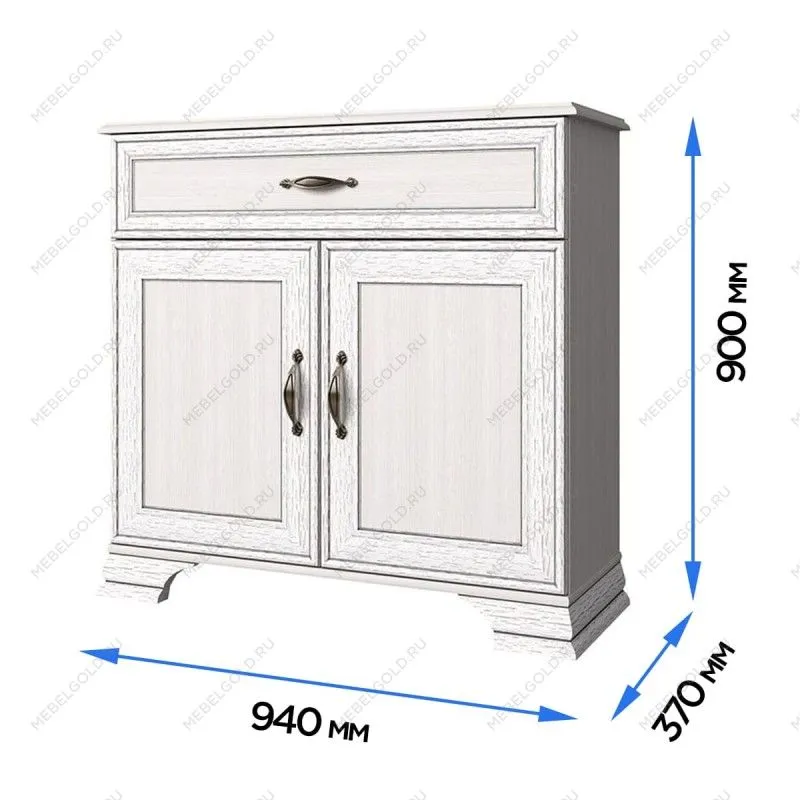 Тумба Тиффани 2D1S вудлайн кремовый | изображение 2