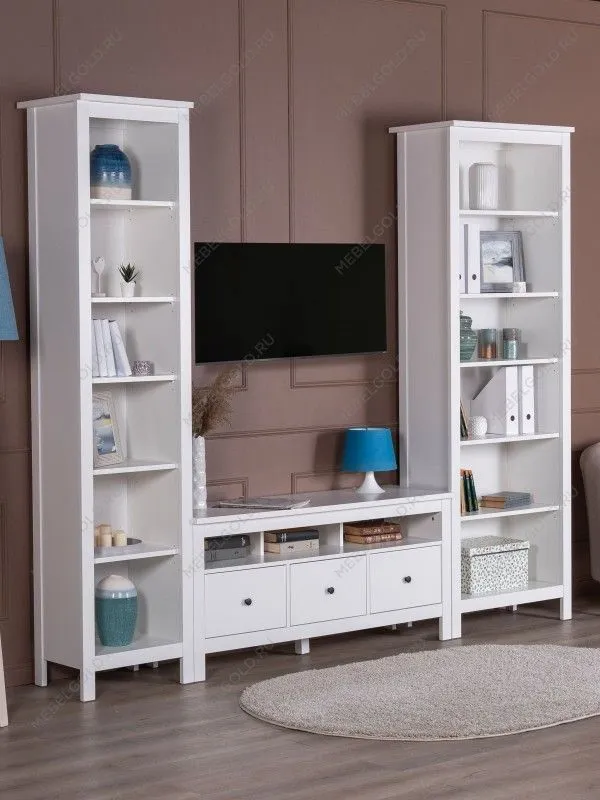 Стеллаж Сага, 50х42х215 см, белый | изображение 7