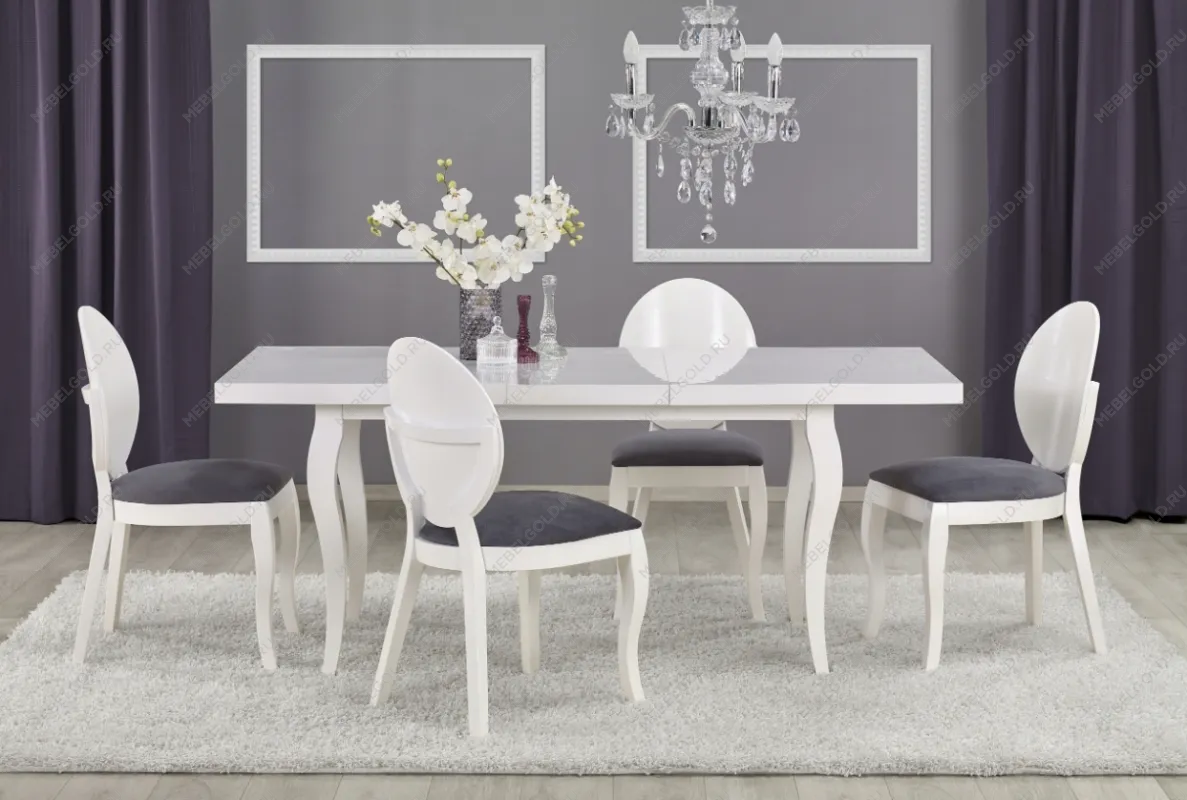 Стул кухонный Halmar VERDI (серый/белый) | изображение 6