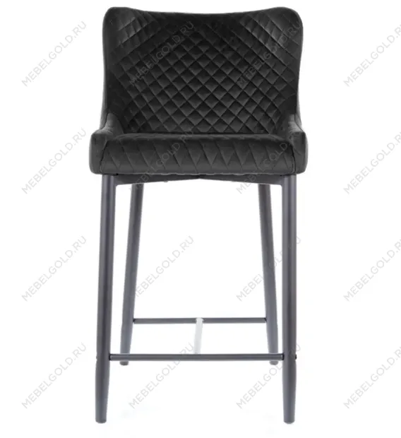 Барный стул Signal COLIN B H-2 VELVET (черный) | изображение 2