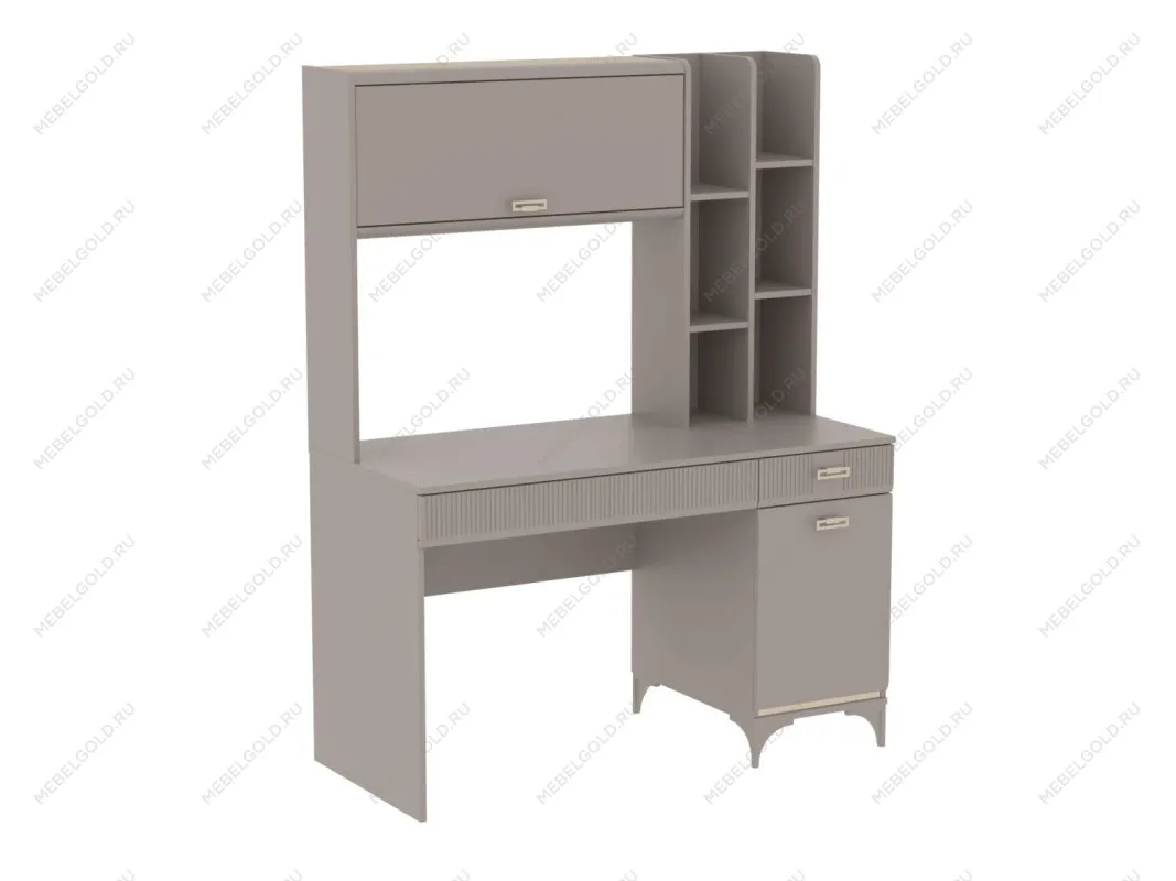 Стол письменный с надстройкой, Сиде, Мокко