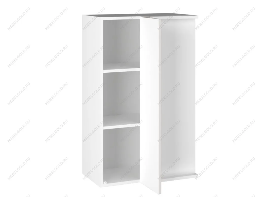 Шкаф 960 ШВП-60 левый, Виста (600*350*960) Экокожа Белый, 26318 | изображение 1