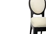 Стул CHELSEA мягкая спинка (Черный - Белый) | изображение 3