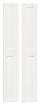 Комплект дверей для шкафа МАКС, 75 см, 2 заполнения, белый