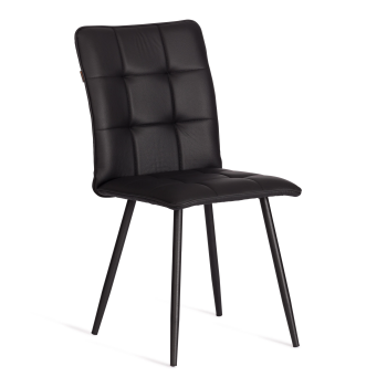 Стул обеденный Bari, LT, экокожа, черная, 41х55х89 см