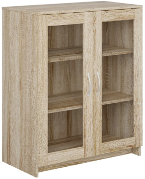 БРИМНЭС / СИРИУС тумба ИКЕА / IKEA 2 двери со стеклом 78х95 сонома